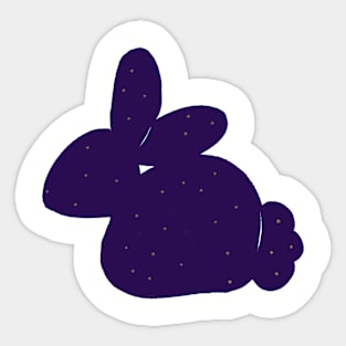 Galaxy bunny Sticker